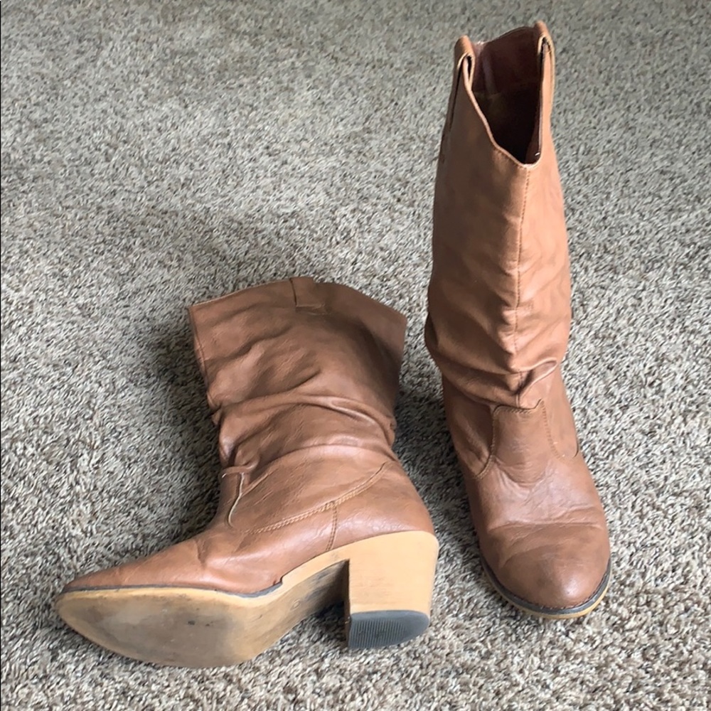 Mid calf boots